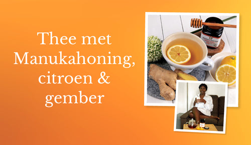 Thee met Manukahoning, citroen & gember